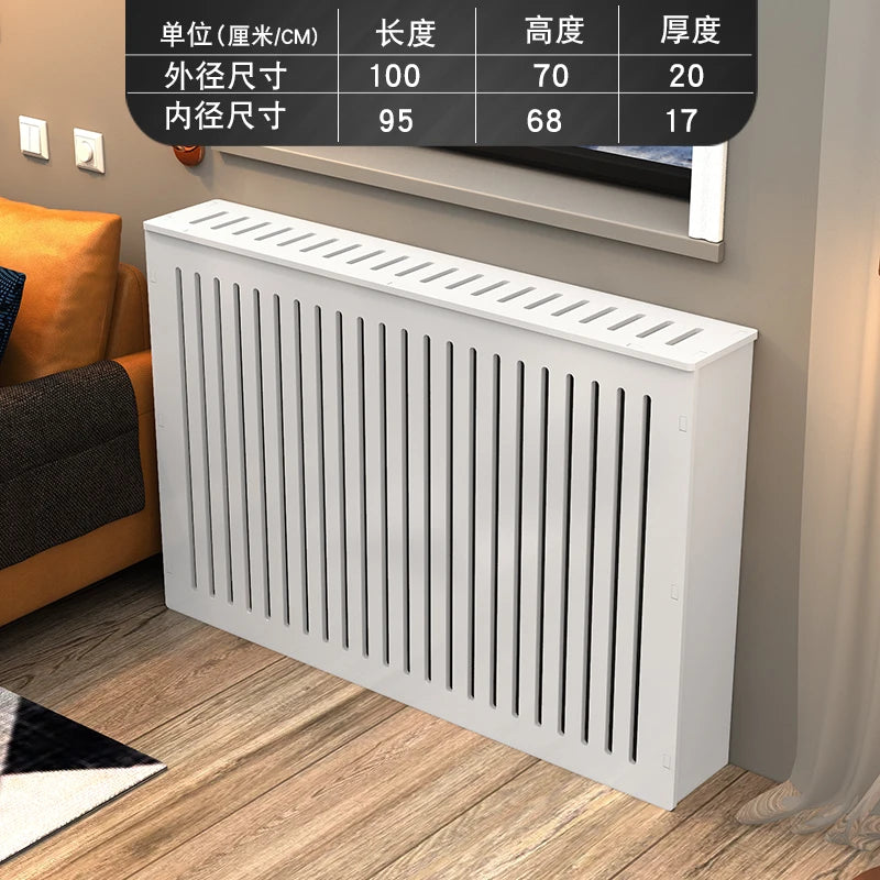 Radiator shield decorative heating cover blinds heating valve shield cabinet old-fashioned heating shield